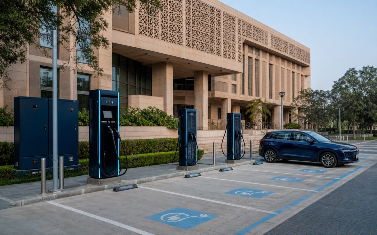 EV infrastructure at an institutional campus